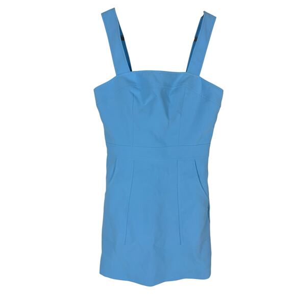 Amanda Uprichard Ace Mini Dress Square Neck Party Cocktail Beachy Pacific Size S - Picture 4 of 10